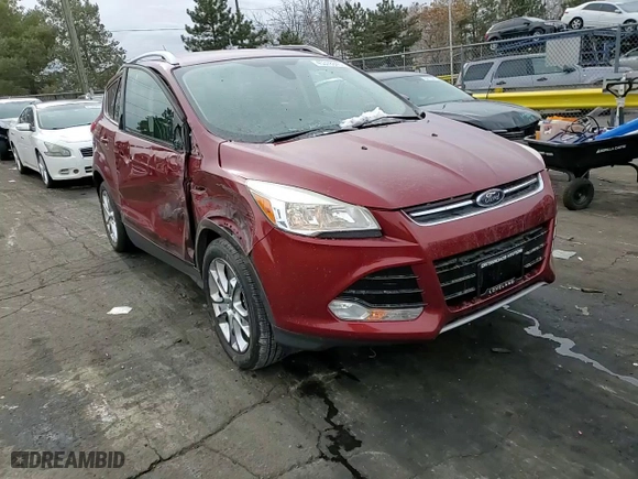 2015 Ford Escape Titanium with VIN 1FMCU9JX9FUA47011, listed as a Copart auction lot 45378845 with 129,318 mi miles and Salvage Title. Bid and sale history available at carsss.com. Image 12.