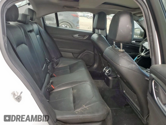 2019 Alfa Romeo Giulia with VIN ZARFAMAN6K7619968, listed as a Copart auction lot 61815425 with 30,055 mi miles and Salvage title. Bid and sale history available at DreamBid. Image 10.