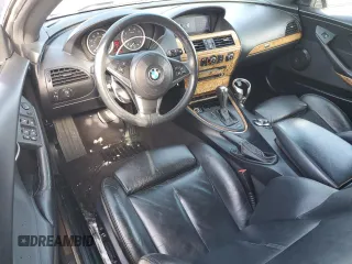 2007 BMW 6 Series 650i with VIN WBAEK13537CN83747, listed as a Copart auction lot 43989075 with 122,865 mi miles and Salvage Title. Bid and sale history available at carsss.com. Image 8.