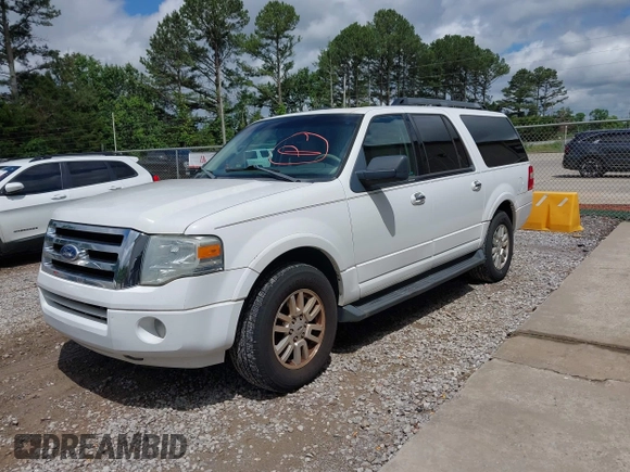 2011 Ford Expedition Max XLT with VIN 1FMJK1H51BEF28152, listed as a IAAI auction lot 42254578 with 195,333 mi miles and . Bid and sale history available at DreamBid. Image 2.