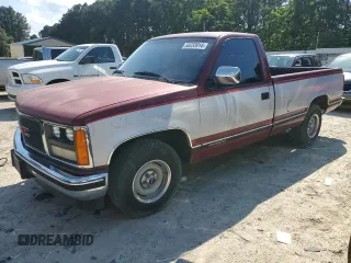 1989 GMC Sierra 1500 with VIN 1GTDC14H6KE537928, listed as a Copart auction lot 58233914 with 90,754 mi miles and Salvage Title. Bid and sale history available at DreamBid. Image 1.