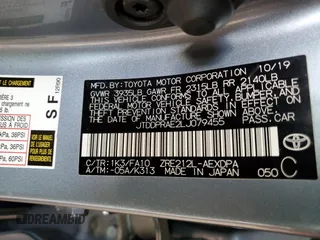 2020 Toyota Corolla L with VIN JTDDPRAE2LJ079455, listed as a Copart auction lot 48621015 with 90,646 mi miles and Salvage Title. Bid and sale history available at carsss.com. Image 14.