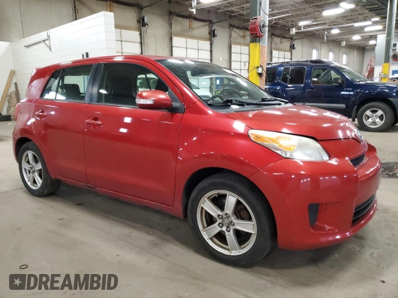 2009 Scion xD with VIN JTKKU10439J046492, listed as a Copart auction lot 52530105 with 0 mi miles and Salvage Title. Bid and sale history available at carsss.com. Image 4.
