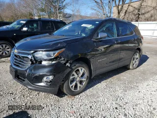 2020 Chevrolet Equinox Premier z VIN 2GNAXXEV2L6165161, wystawiony jako Copart lot #45536695 z przebiegiem 86 609 mil mil oraz Szkoda całkowita • Salvage title. Historia ofert i sprzedaży dostępna na DreamBid. Obrazek 1.