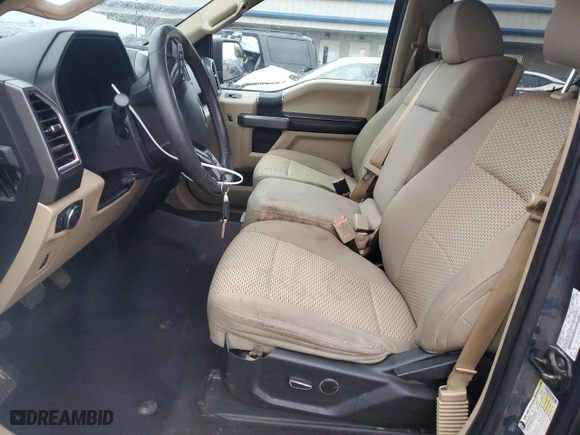2015 Ford F-150 XLT with VIN 1FTEW1EF5FKD76357, listed as a Copart auction lot 89201345 with 284,059 mi miles and Salvage Title. Bid and sale history available at carsss.com. Image 7.