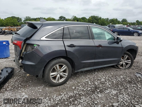 2014 Acura RDX with VIN 5J8TB3H33EL017079, listed as a Copart auction lot 64686204 with Not Provided miles and Salvage Title. Bid and sale history available at DreamBid. Image 3.