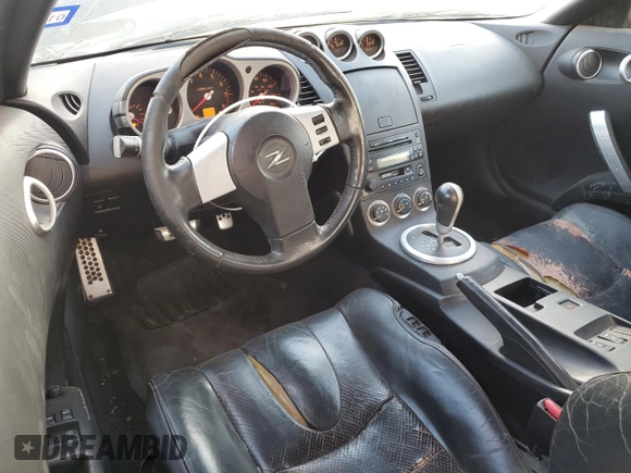 2005 Nissan 350Z Enthusiast with VIN JN1AZ34DX5M608491, listed as a Copart auction lot 55317375 with 202,170 mi miles and Clean Title. Bid and sale history available at carsss.com. Image 8.