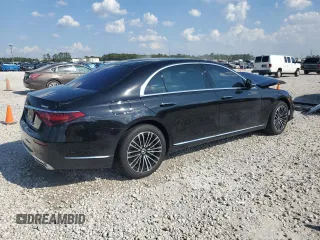 2023 Mercedes-Benz S-Class S 580e with VIN W1K6G6KBXPA201292, listed as a Copart auction lot 71756954 with 6,653 mi miles and Salvage Title. Bid and sale history available at carsss.com. Image 3.