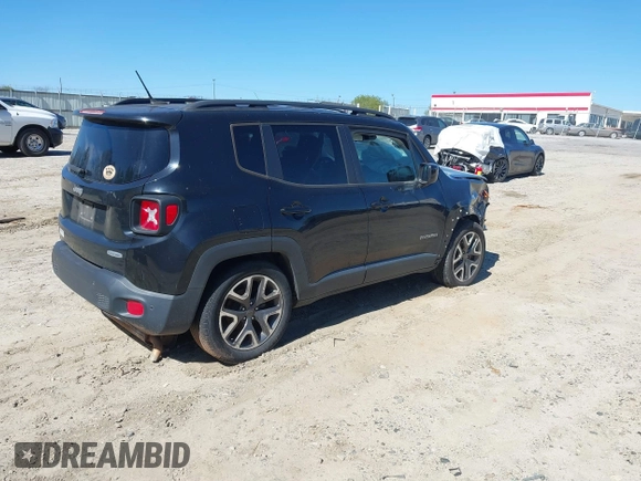 2016 Jeep Renegade Latitude with VIN ZACCJABT1GPD41970, listed as a IAAI auction lot 41795204 with 124,997 mi miles and . Bid and sale history available at carsss.com. Image 4.