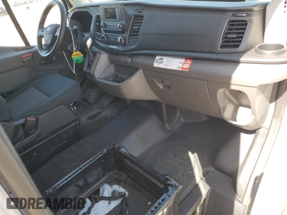 2024 Ford Transit Cargo with VIN 1FTBR1Y83RKA33591, listed as a Copart auction lot 47635895 with 12,242 mi miles and Salvage Title. Bid and sale history available at DreamBid. Image 8.