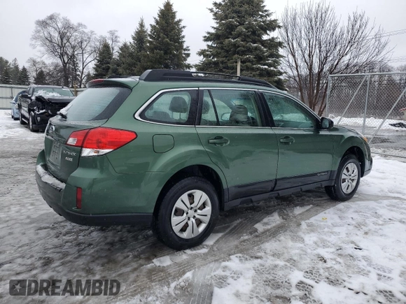 2013 Subaru Outback 2.5i with VIN 4S4BRBAC9D1213785, listed as a Copart auction lot 45170145 with 158,517 mi miles and Salvage title. Bid and sale history available at DreamBid. Image 3.