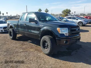 2013 Ford F-150 XL with VIN 1FTFX1EF8DFA21819, listed as a IAAI auction lot 41221918 with 202,745 mi miles. Bid and sale history available at carsss.com. Image 1.