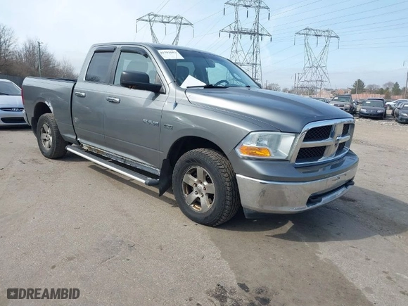 2010 Dodge Ram 1500 SLT with VIN 1D7RV1GT3AS192606, listed as a IAAI auction lot 41791083 with 284,816 mi miles. Bid and sale history available at carsss.com. Image 1.