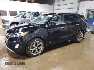 2016 Kia Sorento SX z VIN 5XYPKDA53GG007944, wystawiony jako Copart lot #56349285 z przebiegiem 132 977 mil mil oraz Szkoda całkowita • Salvage title. Historia ofert i sprzedaży dostępna na DreamBid. Obrazek 1.
