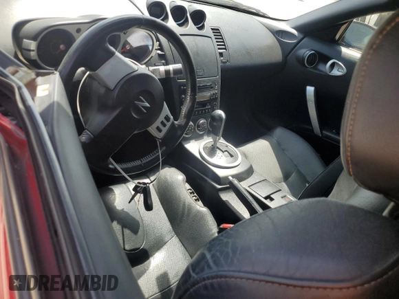 2004 Nissan 350Z Touring z VIN JN1AZ36A44T002949, wystawiony jako Copart lot #54947145 z przebiegiem 89 250 mil mil oraz Szkoda całkowita • Salvage title. Historia ofert i sprzedaży dostępna na DreamBid. Obrazek 8.