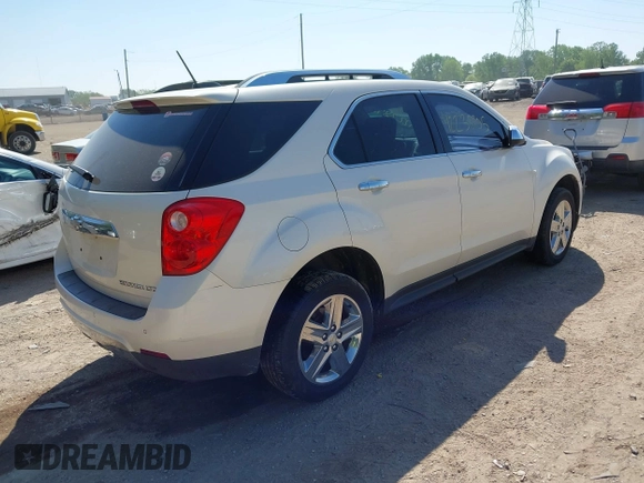 2015 Chevrolet Equinox LTZ with VIN 1GNFLHEK1FZ116278, listed as a IAAI auction lot 42238905 with 190,504 mi miles and . Bid and sale history available at DreamBid. Image 4.