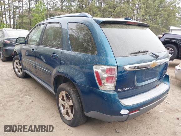 2007 Chevrolet Equinox LT with VIN 2CNDL73F776106718, listed as a IAAI auction lot 41963122 with 266,044 mi miles. Bid and sale history available at carsss.com. Image 3.