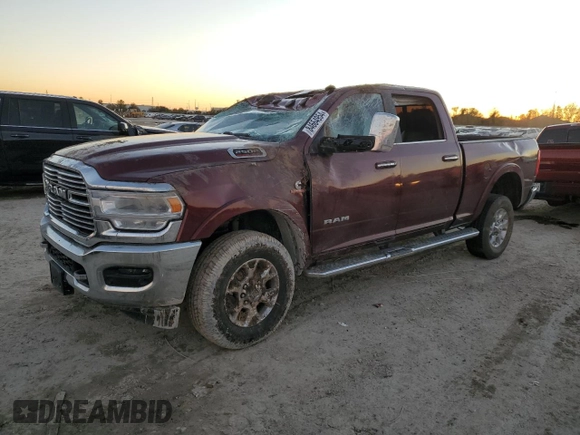 2020 Ram 2500 Laramie with VIN 3C6UR5FL5LG225205, listed as a Copart auction lot 84664954 with 119,292 mi miles and Salvage Title. Bid and sale history available at carsss.com. Image 1.