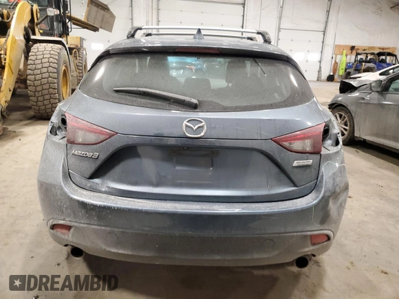 2014 Mazda 3 i Grand Touring with VIN JM1BM1M71E1216354, listed as a Copart auction lot 42301285 with 124,873 mi miles and Salvage Title. Bid and sale history available at DreamBid. Image 6.