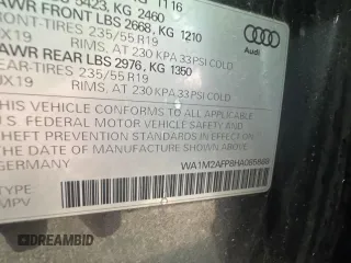 2017 Audi Q5 Premium Plus z VIN WA1M2AFP8HA085868, wystawiony jako Copart lot #63792125 z przebiegiem 208 022 mil mil oraz Czysty tytuł • Clean title. Historia ofert i sprzedaży dostępna na DreamBid. Obrazek 10.