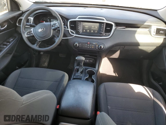 2019 Kia Sorento L with VIN 5XYPG4A35KG593040, listed as a Copart auction lot 45856545 with 93,111 mi miles and Salvage Title. Bid and sale history available at DreamBid. Image 8.