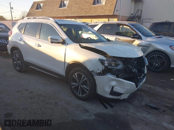 2019 Nissan Rogue SL with VIN 5N1AT2MV0KC841763, listed as a IAAI auction lot 40810670 with 54,315 mi miles and . Bid and sale history available at carsss.com. Image 1.