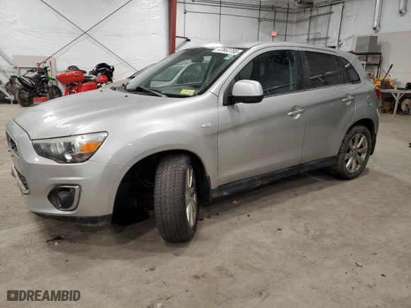 2014 Mitsubishi Outlander Sport SE with VIN 4A4AR4AU1EE011515, listed as a Copart auction lot 47663785 with 125,855 mi miles and Clean Title. Bid and sale history available at carsss.com. Image 1.