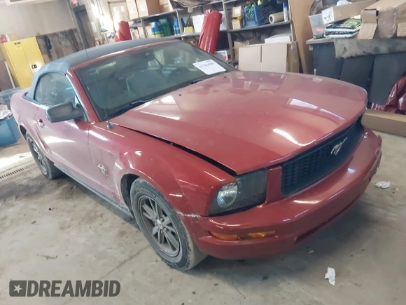 2009 Ford Mustang with VIN 1ZVHT84N595108044, listed as a IAAI auction lot 41366680 with 144,598 mi miles and . Bid and sale history available at DreamBid. Image 1.