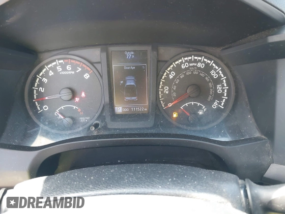 2018 Toyota Tacoma SR with VIN 5TFRX5GNXJX109804, listed as a IAAI auction lot 42055457 with 111,522 mi miles and . Bid and sale history available at DreamBid. Image 7.