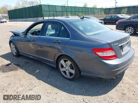 2011 Mercedes-Benz C-Class C 300 Sport with VIN WDDGF8BB2BR171296, listed as a IAAI auction lot 42108655 with 135,537 mi miles. Bid and sale history available at carsss.com. Image 3.