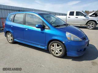 2008 Honda Fit Sport with VIN JHMGD38648S016102, listed as a Copart auction lot 53830755 with 243,479 mi miles and Clean Title. Bid and sale history available at carsss.com. Image 4.