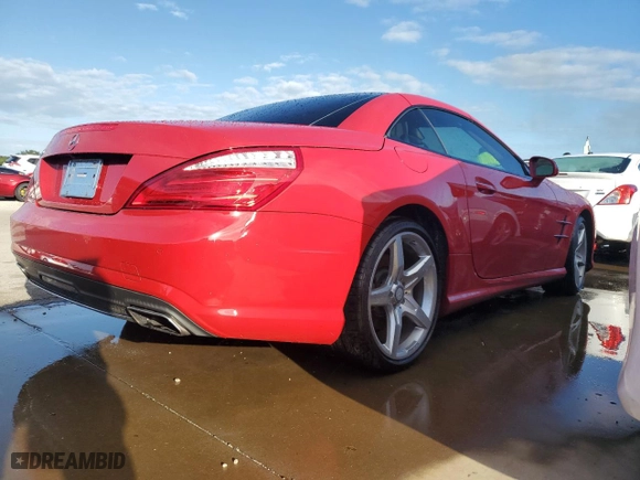 2014 Mercedes-Benz SL-Class SL 550 with VIN WDDJK7DA1EF025798, listed as a Copart auction lot 74262444 with 0 mi miles and Salvage Title. Bid and sale history available at carsss.com. Image 3.
