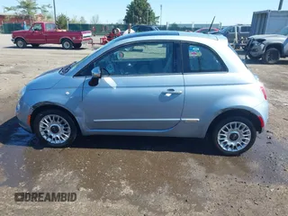 2013 FIAT 500 Lounge with VIN 3C3CFFCR9DT580869, listed as a IAAI auction lot 41983858 with 179,836 mi miles and . Bid and sale history available at DreamBid. Image 6.