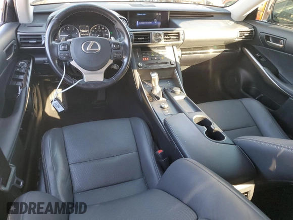 2020 Lexus IS 300 with VIN JTHDA1D25L5107518, listed as a Copart auction lot 87176444 with 20,664 mi miles and Salvage title. Bid and sale history available at DreamBid. Image 8.