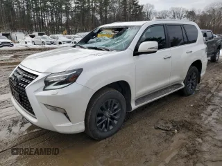 2023 Lexus GX with VIN JTJAM7BX7P5373123, listed as a Copart auction lot 46045245 with 11,498 mi miles and Salvage Title. Bid and sale history available at carsss.com. Image 1.