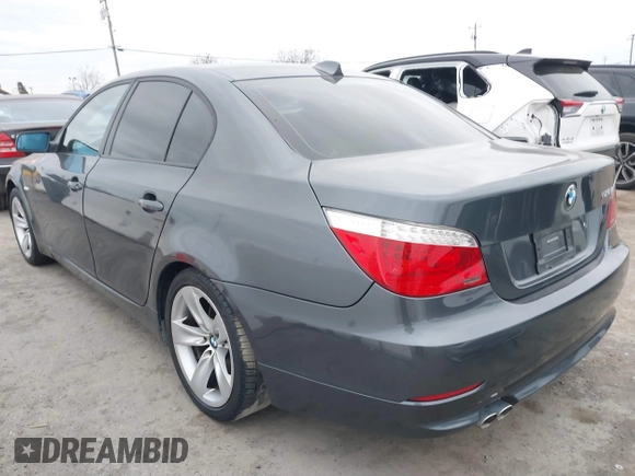 2008 BMW 5 Series 528i with VIN WBANU53558CT05385, listed as a IAAI auction lot 41732605 with 158,632 mi miles and . Bid and sale history available at DreamBid. Image 3.