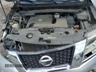 2014 Nissan Pathfinder S with VIN 5N1AR2MM3EC708795, listed as a Copart auction lot 62829595 with 107,707 mi miles and Salvage title. Bid and sale history available at DreamBid. Image 12.