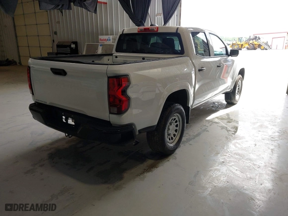 2024 Chevrolet Colorado 2WD Work Truck with VIN 1GCGSBEC8R1213406, listed as a IAAI auction lot 42117511 with 13,072 mi miles. Bid and sale history available at carsss.com. Image 4.