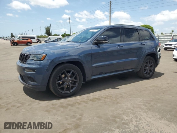 2020 Jeep Grand Cherokee Limited X with VIN 1C4RJEBGXLC152561, listed as a Copart auction lot 57058425 with 60,973 mi miles and Salvage title. Bid and sale history available at DreamBid. Image 1.