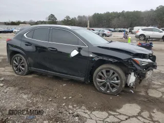 2022 Lexus UX with VIN JTHE3JBH8N2054534, listed as a Copart auction lot 42999155 with 40,210 mi miles and Salvage Title. Bid and sale history available at carsss.com. Image 4.