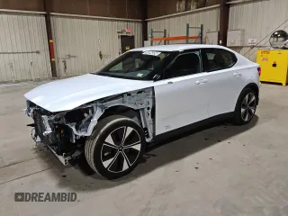 2023 Polestar 2 with VIN YSMEG3KA1PL159907, listed as a Copart auction lot 74994324 with 19,591 mi miles and Clean Title. Bid and sale history available at carsss.com. Image 1.
