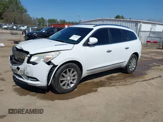2016 Buick Enclave Leather with VIN 5GAKVBKD4GJ121741, listed as a IAAI auction lot 41774562 with 144,946 mi miles and . Bid and sale history available at carsss.com. Image 2.