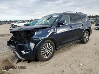 2022 Nissan Armada SL with VIN JN8AY2BDXN9677573, listed as a Copart auction lot 85111554 with 42,637 mi miles and Salvage Title. Bid and sale history available at carsss.com. Image 1.