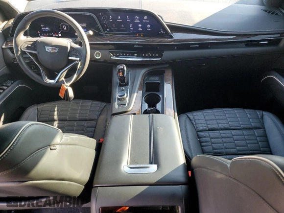 2022 Cadillac Escalade ESV Sport Platinum with VIN 1GYS4RKL2NR350025, listed as a Copart auction lot 74261794 with 28,667 mi miles and Non repairable. Bid and sale history available at DreamBid. Image 8.