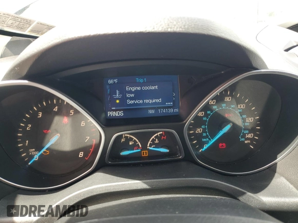 2014 Ford Escape SE z VIN 1FMCU9GX8EUC01956, wystawiony jako Copart lot #57800155 z przebiegiem 174 139 mil mil oraz Czysty tytuł • Clean title. Historia ofert i sprzedaży dostępna na DreamBid. Obrazek 9.