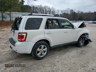 2012 Ford Escape Limited with VIN 1FMCU0EG0CKB62982, listed as a Copart auction lot 44319185 with Not Provided miles and Salvage Title. Bid and sale history available at carsss.com. Image 3.