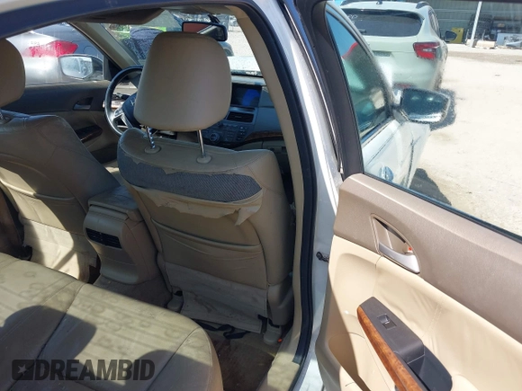 2010 Honda Accord EX-L with VIN 1HGCP3F88AA007069, listed as a IAAI auction lot 41971260 with Not Provided miles and . Bid and sale history available at DreamBid. Image 8.