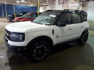 2024 Ford Bronco Sport Outer Banks z VIN 3FMCR9C65RRF18587, wystawiony jako Copart lot #46748525 z przebiegiem 7 567 mil mil oraz Szkoda całkowita • Salvage title. Historia ofert i sprzedaży dostępna na DreamBid. Obrazek 1.