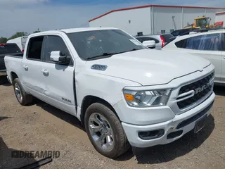 2022 Ram 1500 Lone Star with VIN 1C6RREFT3NN372896, listed as a IAAI auction lot 42062062 with 81,770 mi miles and . Bid and sale history available at DreamBid. Image 1.