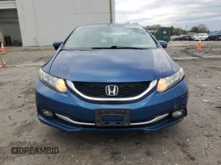 2015 Honda Civic EX-L with VIN 19XFB2F96FE215758, listed as a Copart auction lot 52067865 with 179,062 mi miles and Salvage Title. Bid and sale history available at DreamBid. Image 5.